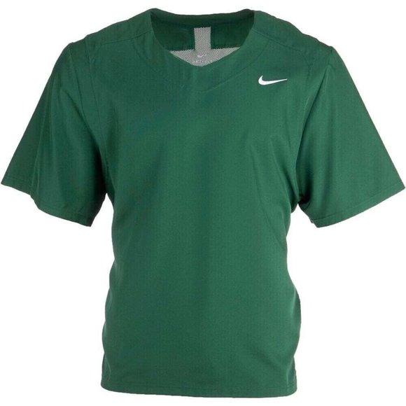 Nike Untouchable Speed V Neck Short Sleeve Jersey Mens Green 881252-342 XL - Picture 1 of 9